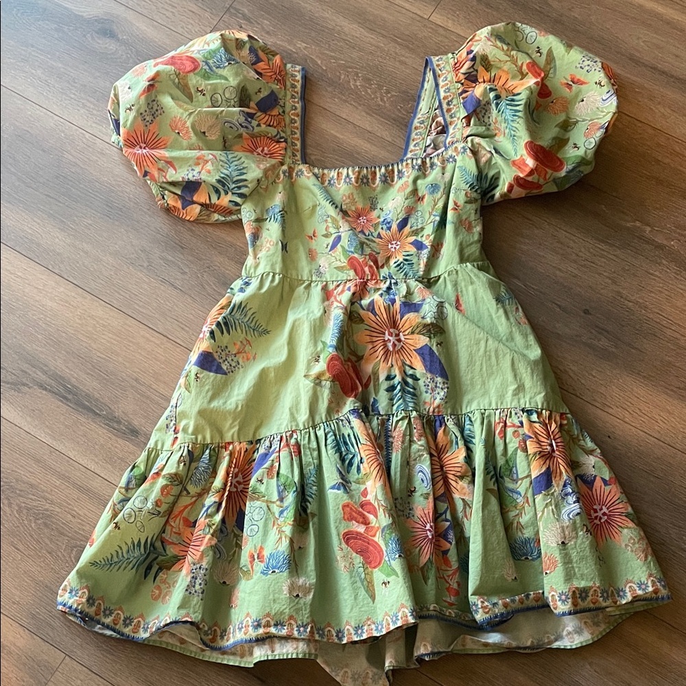 Free People Bright Yard Mini Dress- MED - Picture 4 of 7